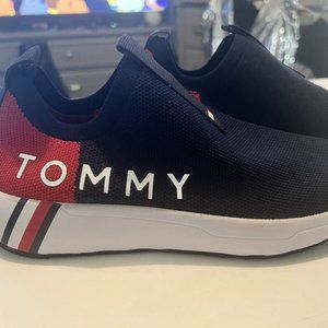 Tommy Hilfiger Women's Aliah Sporty Slip-On Sneakers Navy Sz 6